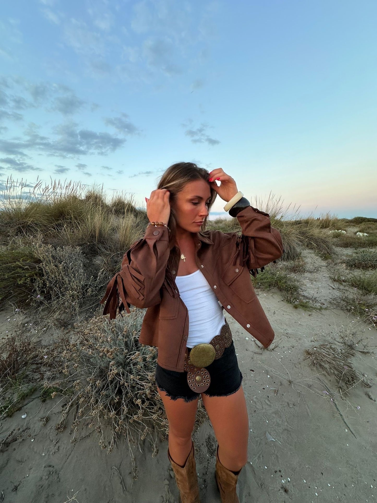 Veste à franges Savannah