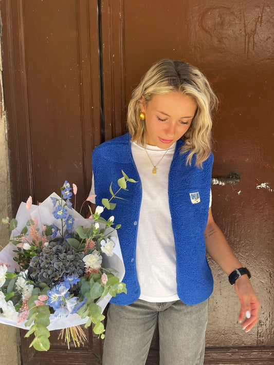 Veste sans manches Eva blue