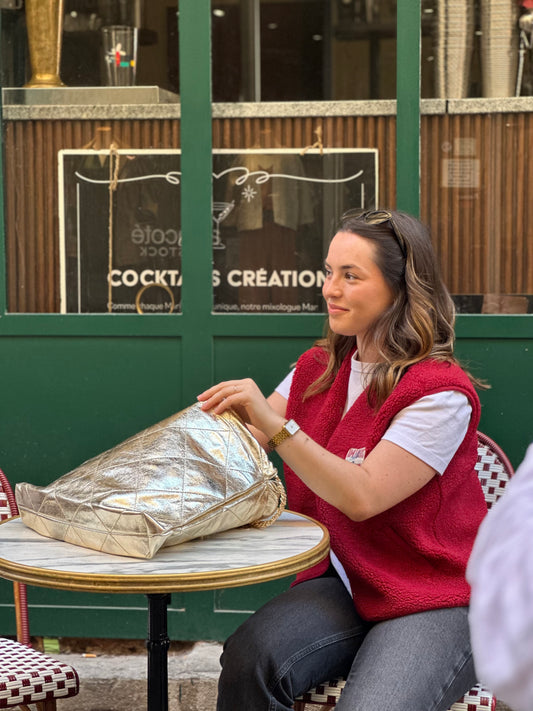Veste sans manches Eva cherry